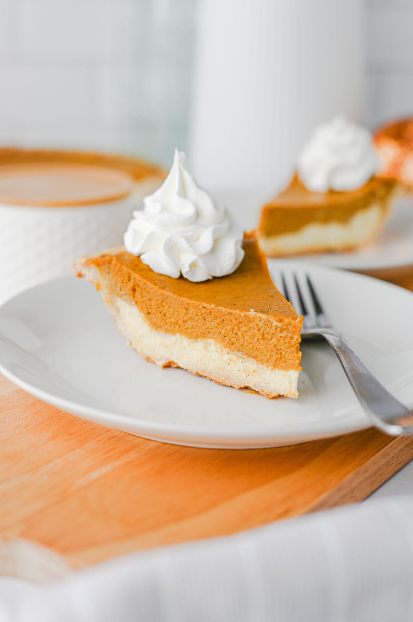 Pumpkin Cheesecake Pie Set #2