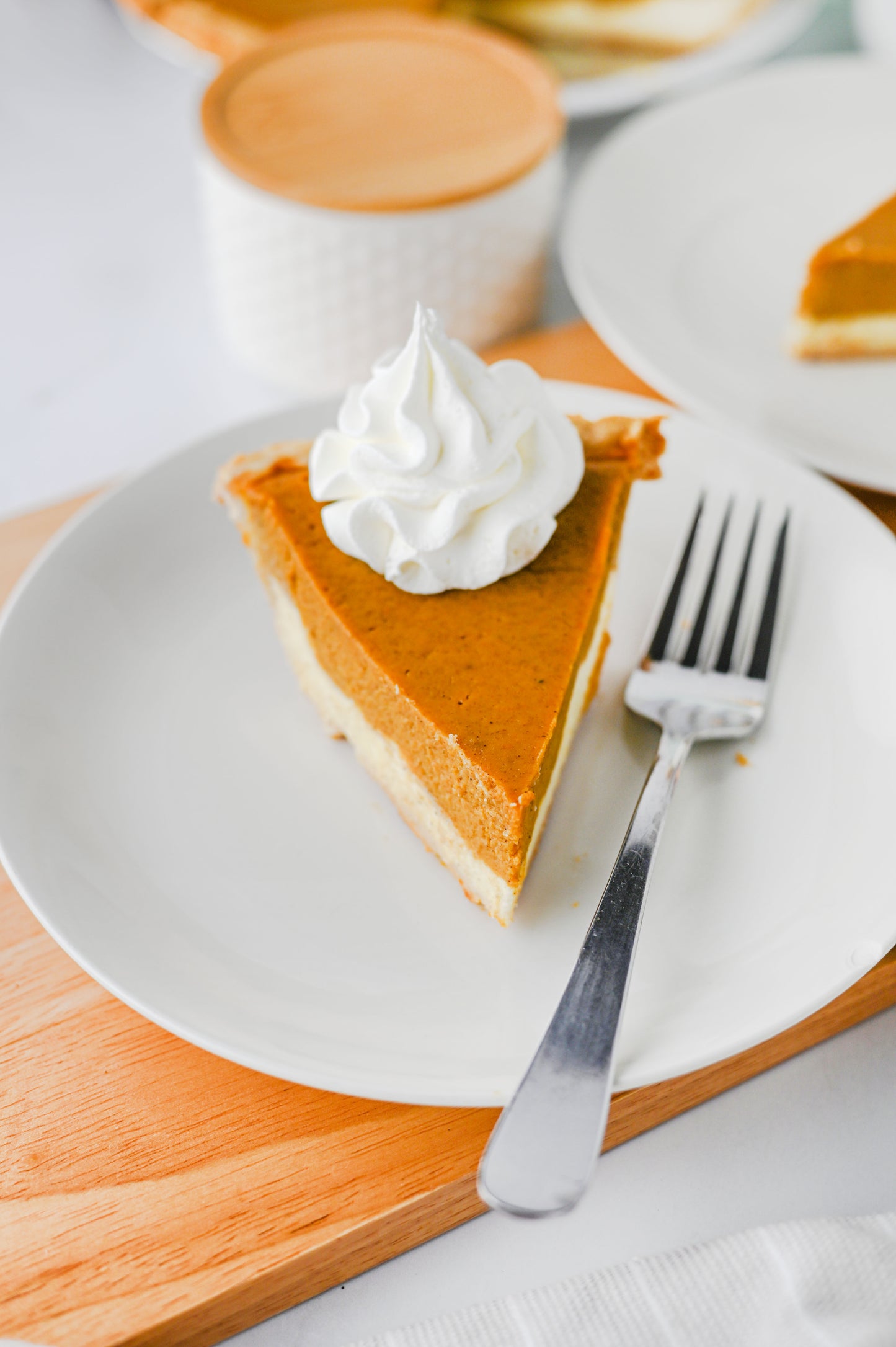 Pumpkin Cheesecake Pie Set #2