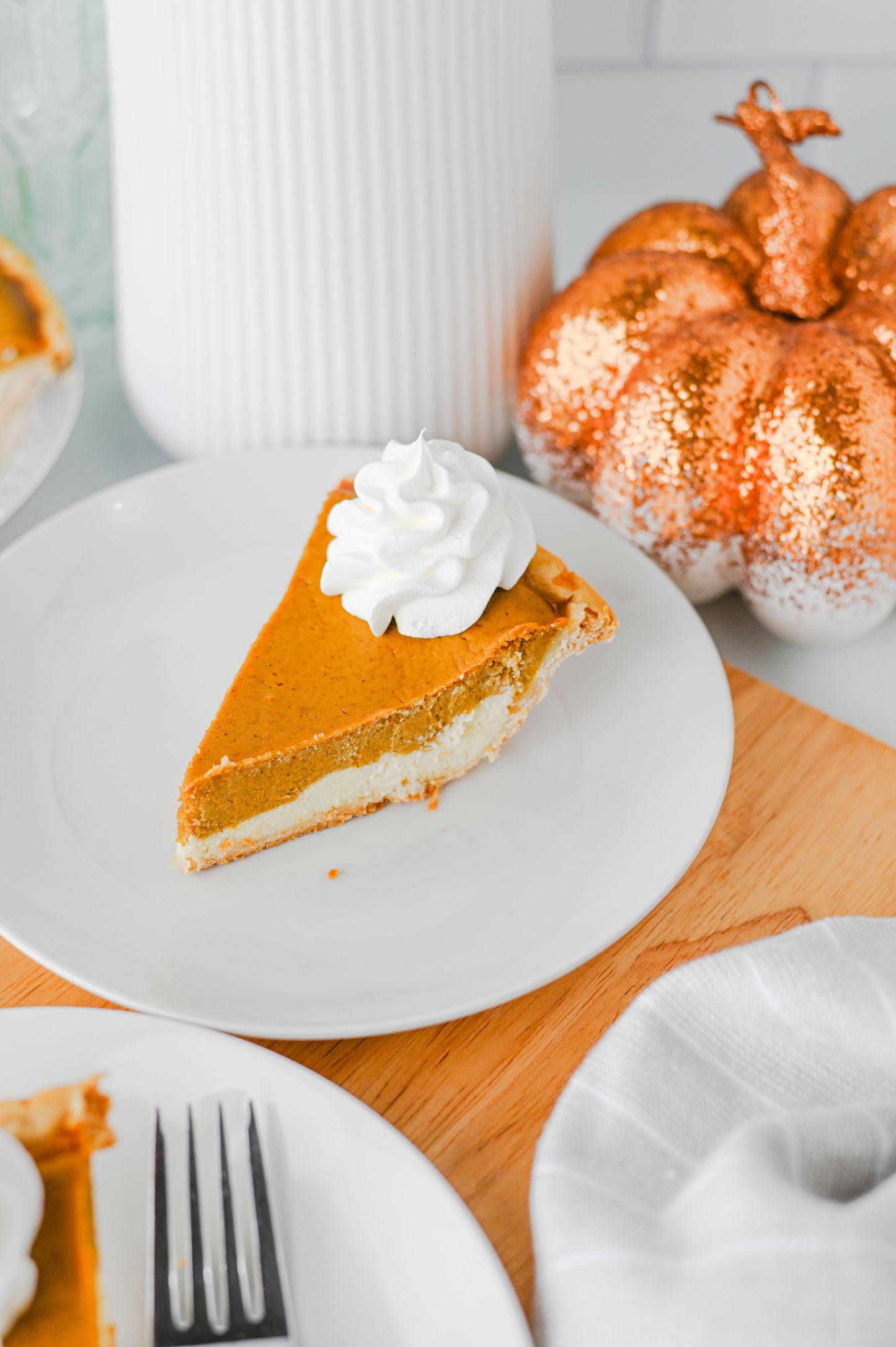 Pumpkin Cheesecake Pie Set #2