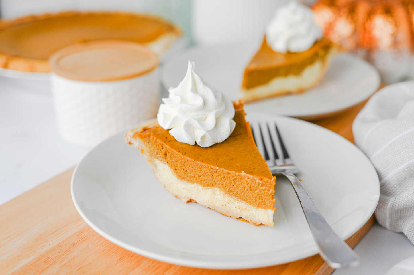 Pumpkin Cheesecake Pie Set #2