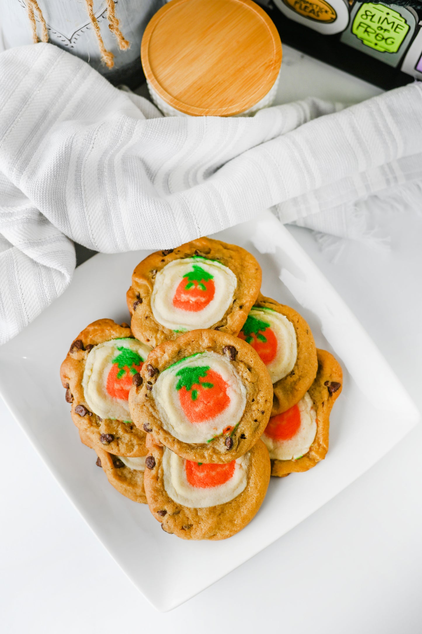 Pillsbury Pumpkin Shaped/Chocolate Chip Cookies Set #2