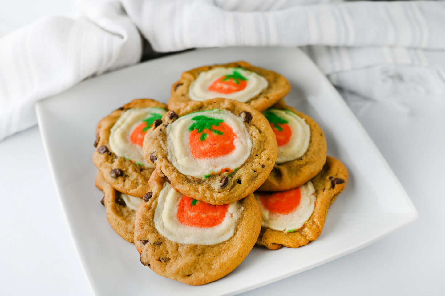 Pillsbury Pumpkin Shaped/Chocolate Chip Cookies Set #2