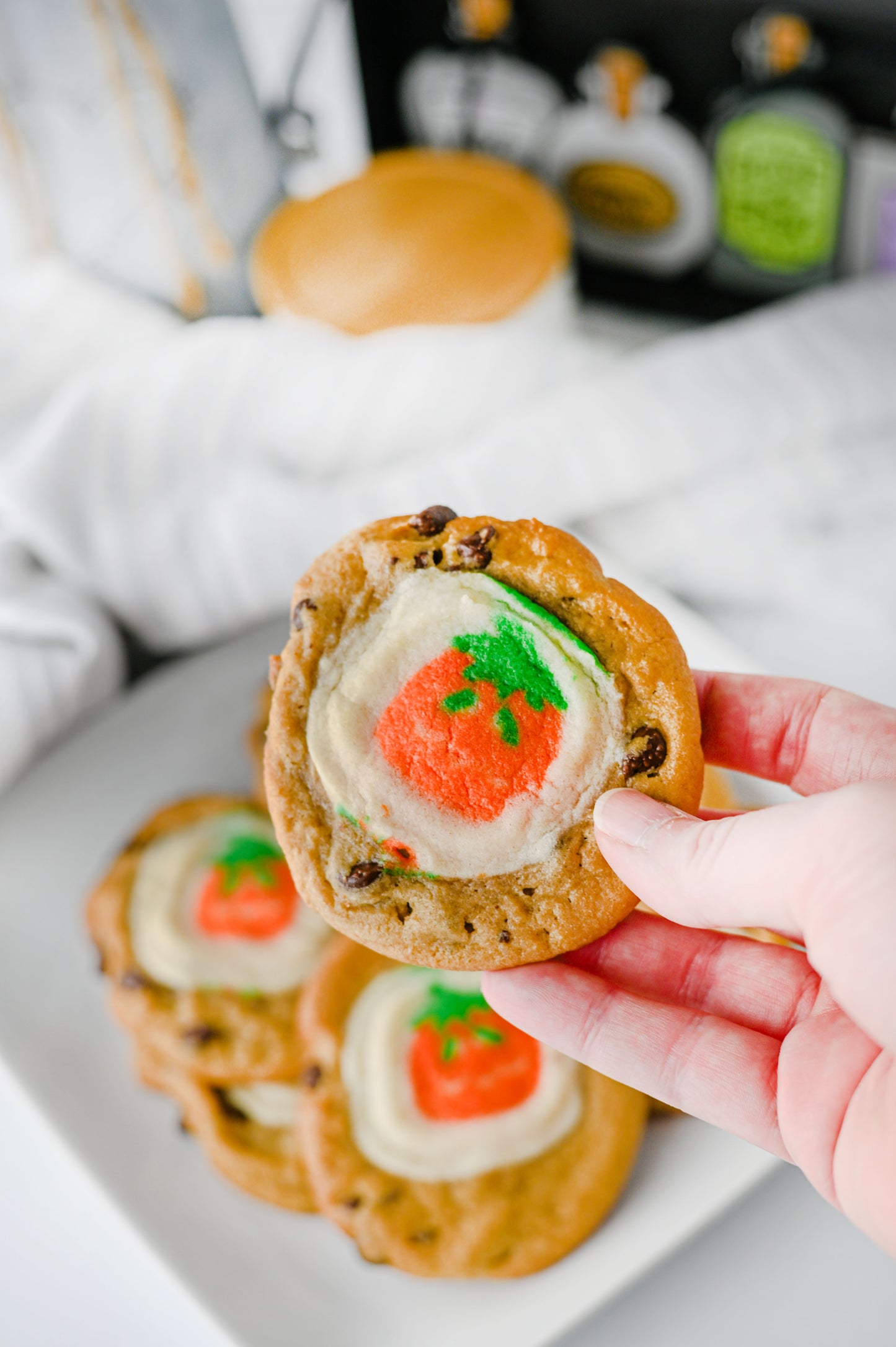 Pillsbury Pumpkin Shaped/Chocolate Chip Cookies Set #2