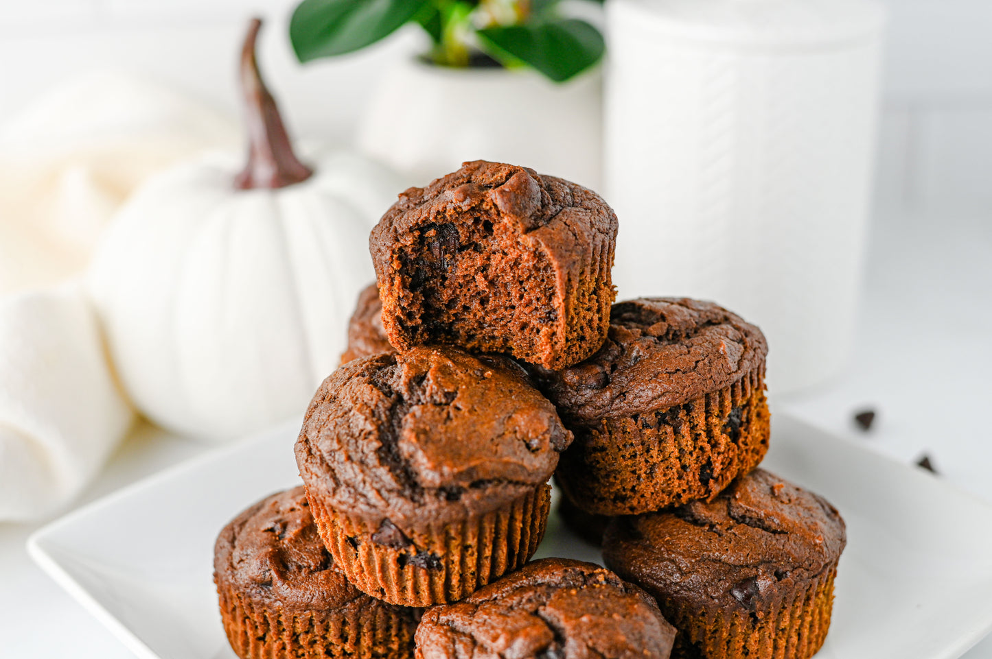 Pumpkin Chocolate Muffins Set #2