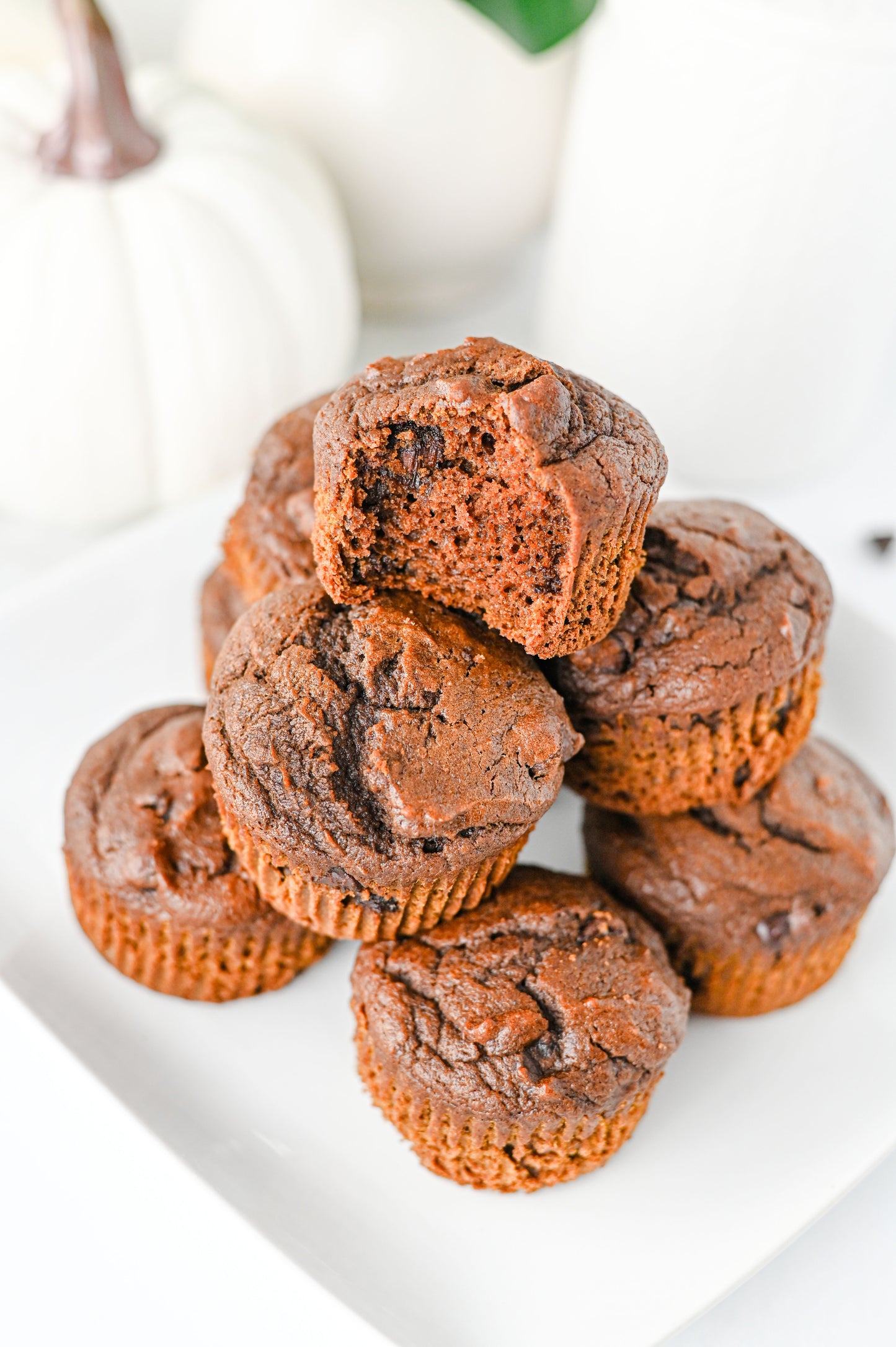 Pumpkin Chocolate Muffins Set #2