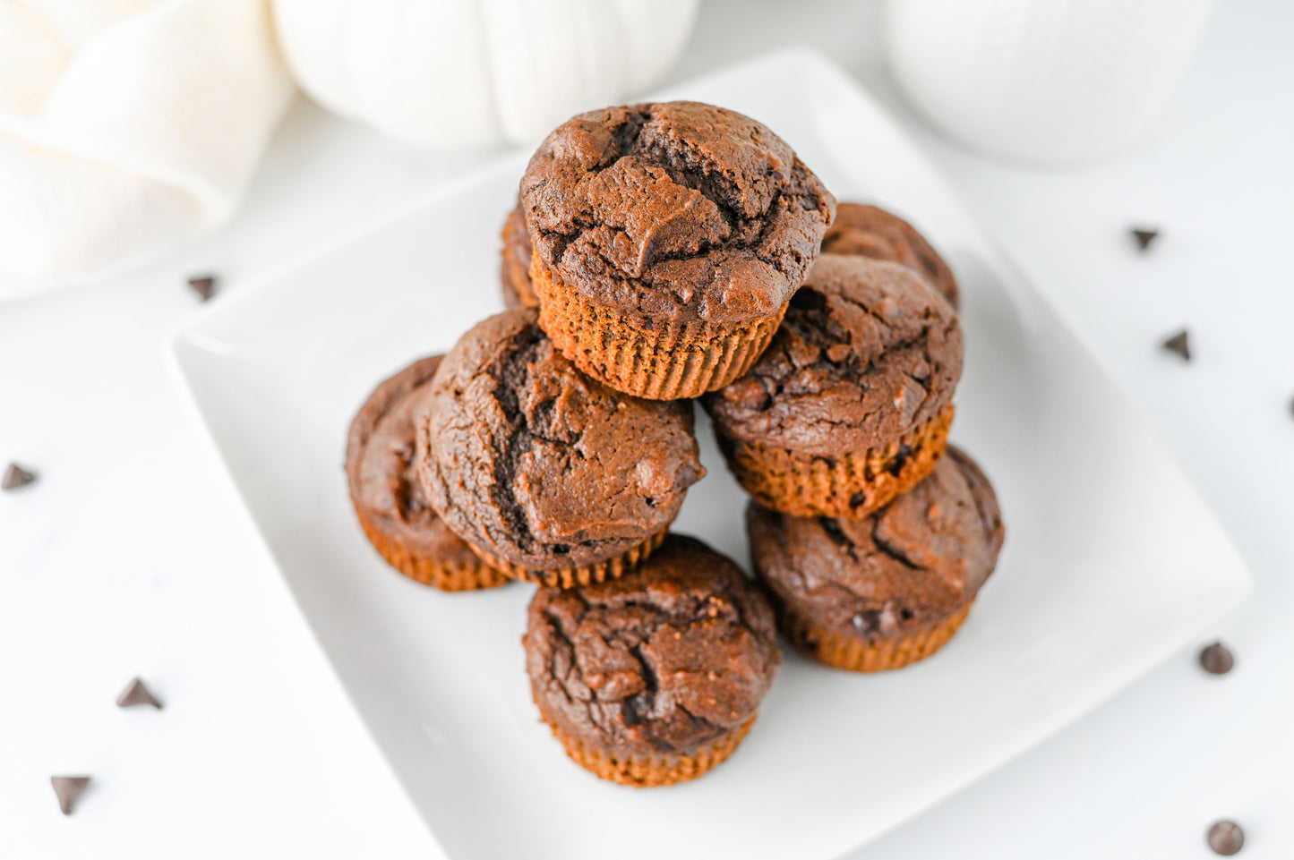 Pumpkin Chocolate Muffins Set #2