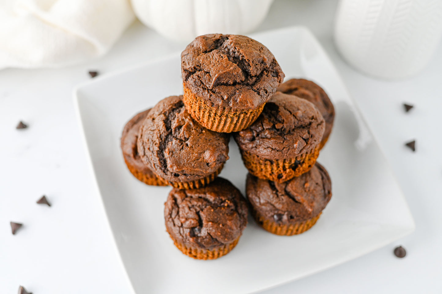 Pumpkin Chocolate Muffins Set #2