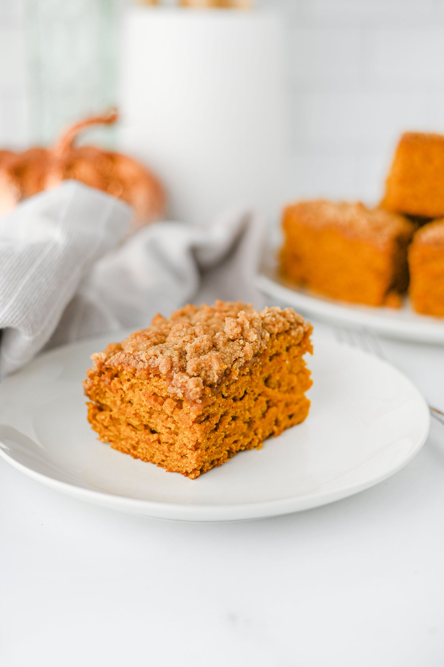 Pumpkin Coffee Cake Set #2