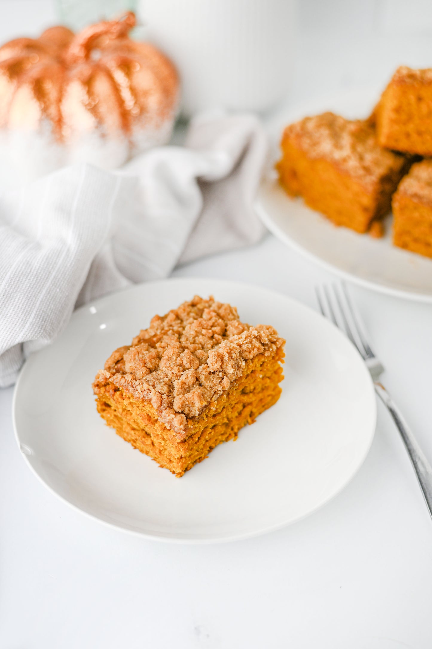 Pumpkin Coffee Cake Set #2