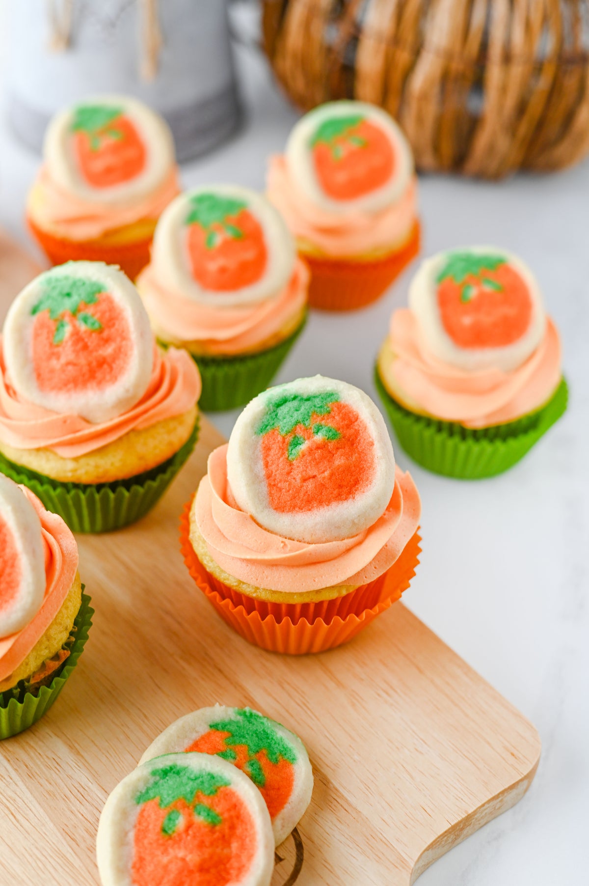 Pumpkin Cookie Cupcakes