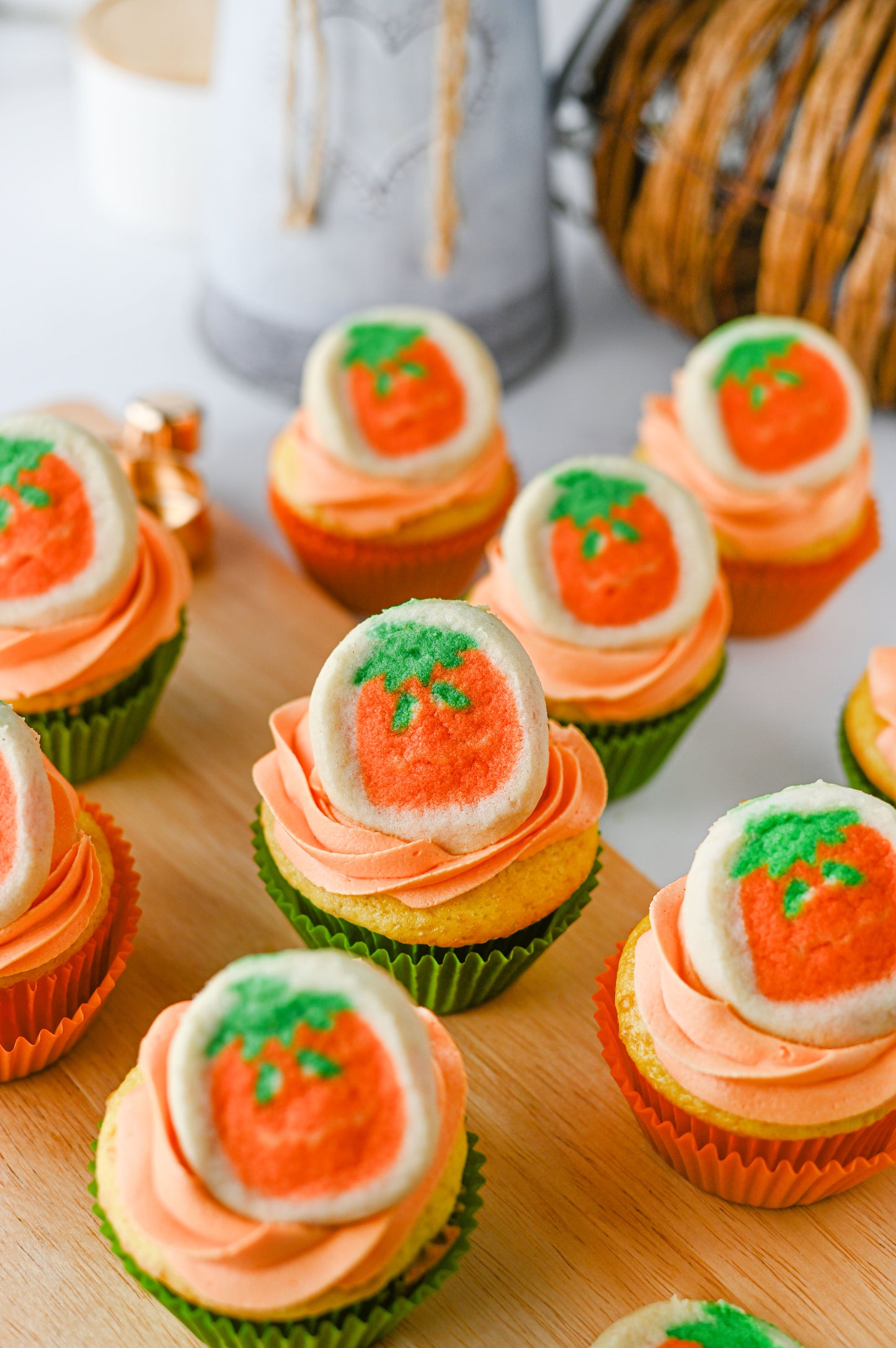 Pumpkin Cookie Cupcakes