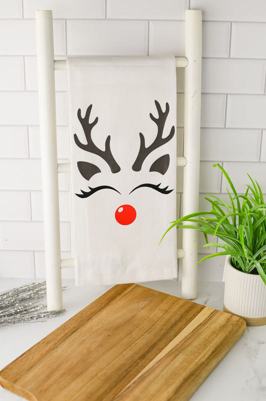 Reindeer Dish Towel SVG/Craft Set #2