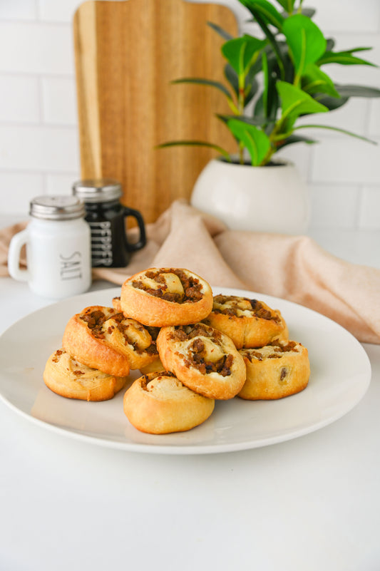 Sausage Cream Cheese Pinwheels Set #2