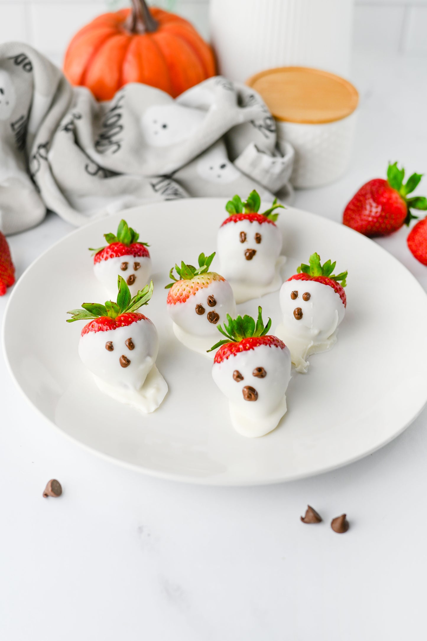 Strawberry Ghosts Set #2