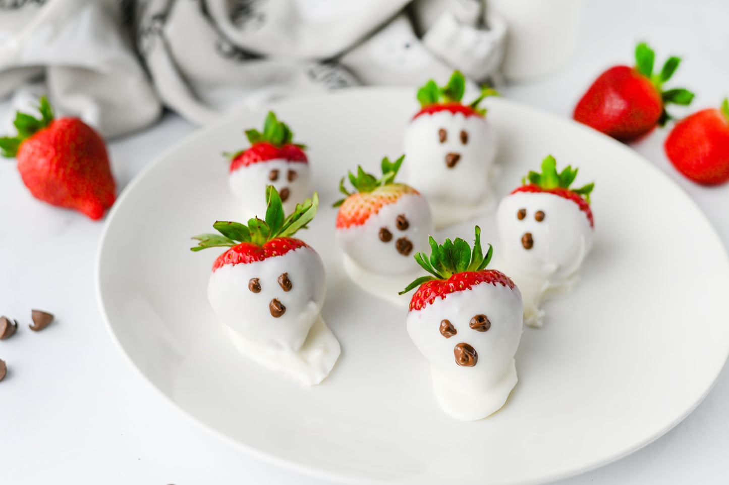 Strawberry Ghosts Set #2