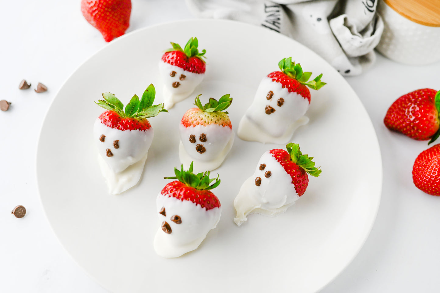 Strawberry Ghosts Set #2
