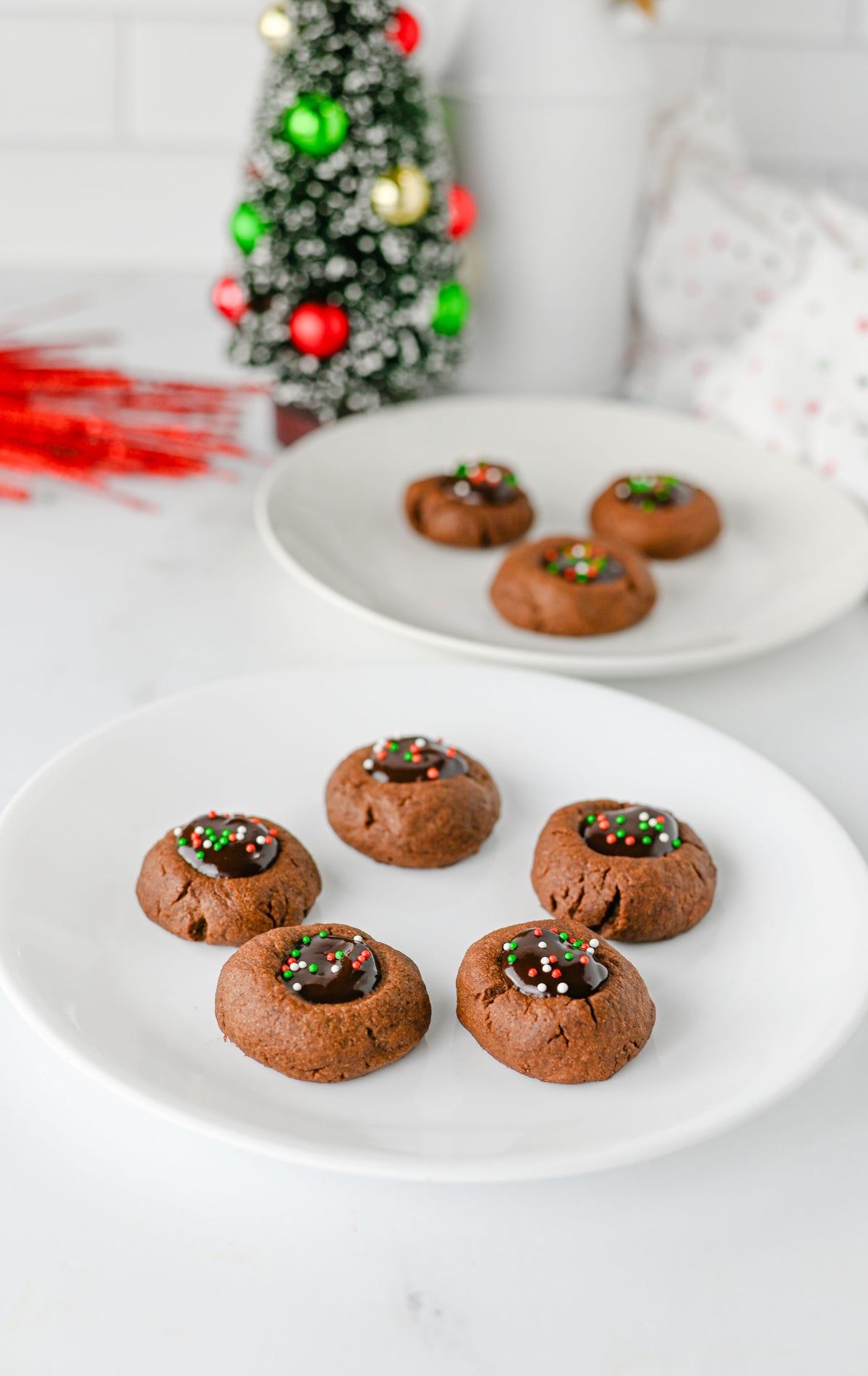 Chocolate Thumbprint Cookies Set #2