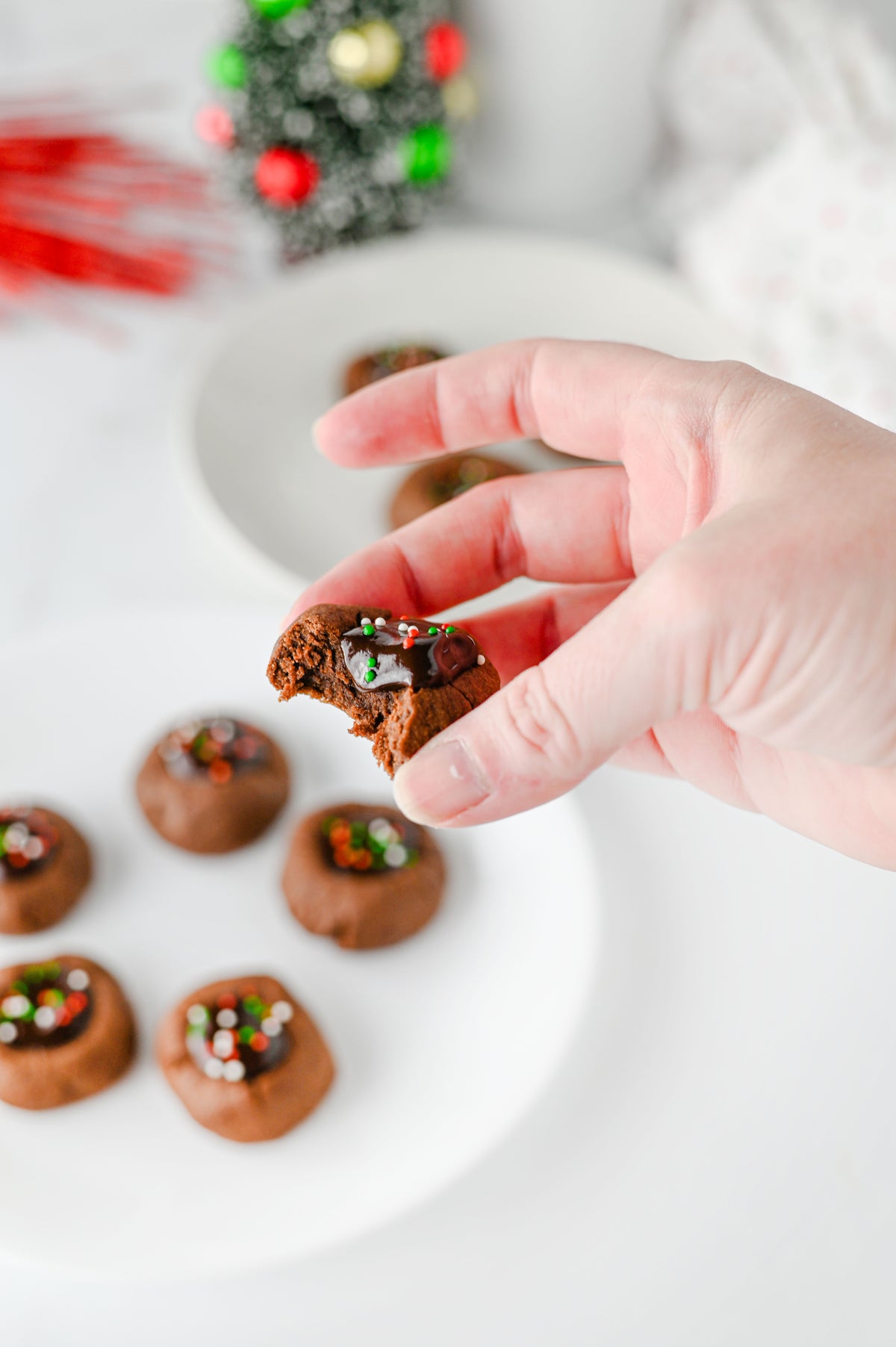 Chocolate Thumbprint Cookies Set #2