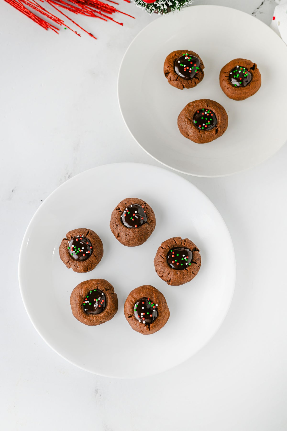 Chocolate Thumbprint Cookies Set #2