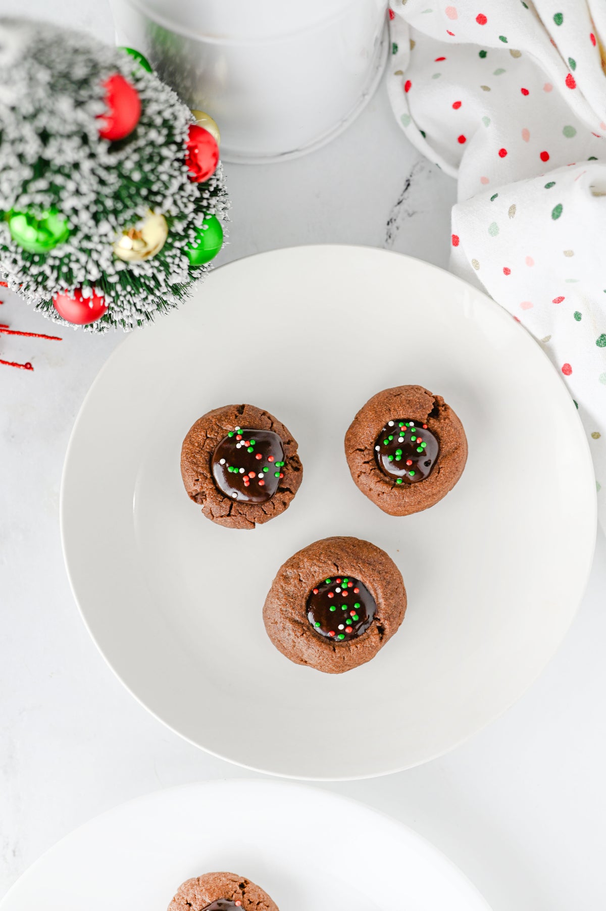 Chocolate Thumbprint Cookies Set #2