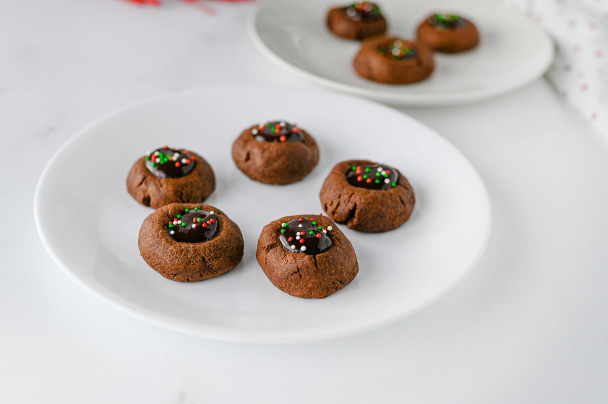 Chocolate Thumbprint Cookies Set #2