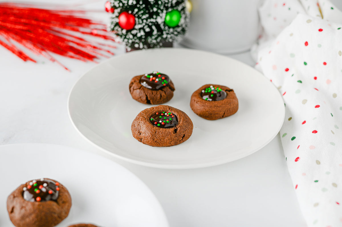 Chocolate Thumbprint Cookies Set #2