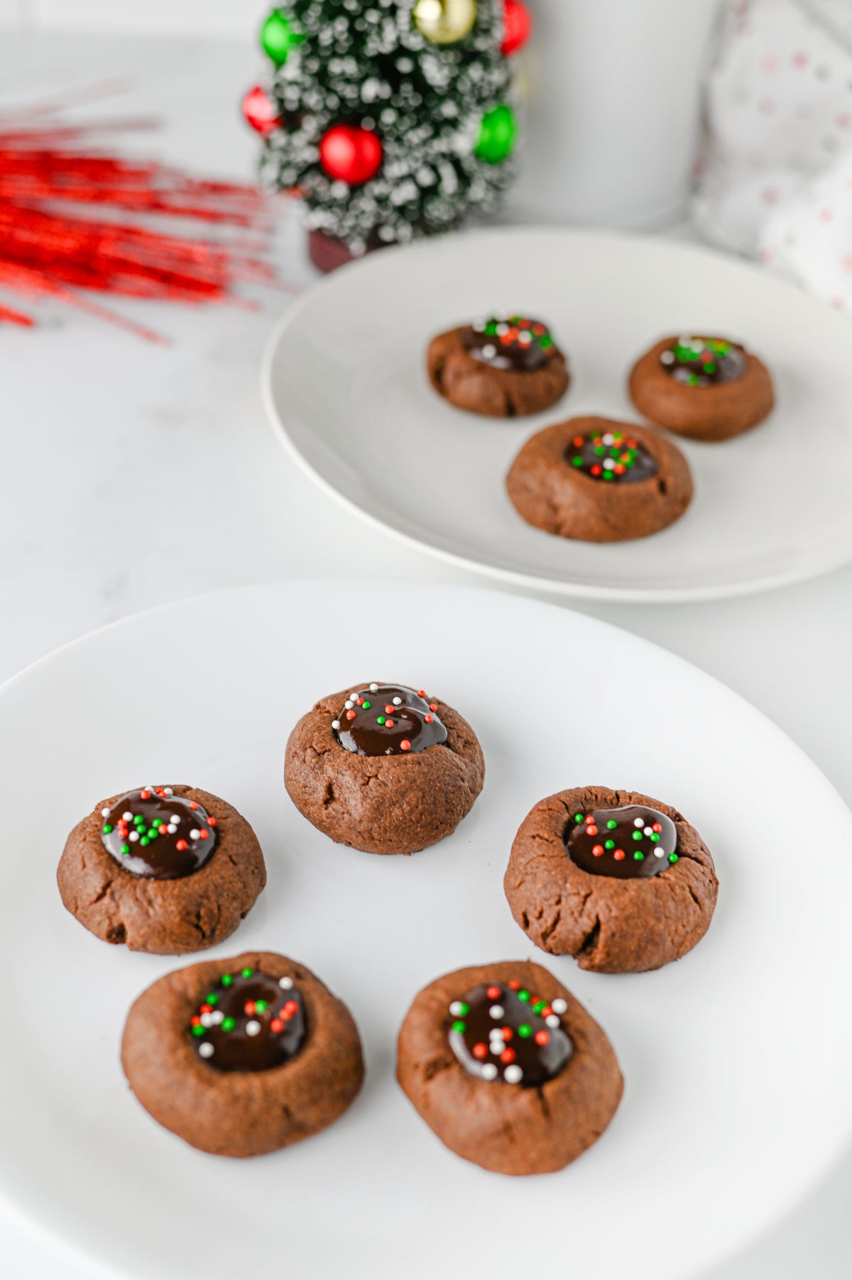 Chocolate Thumbprint Cookies Set #2