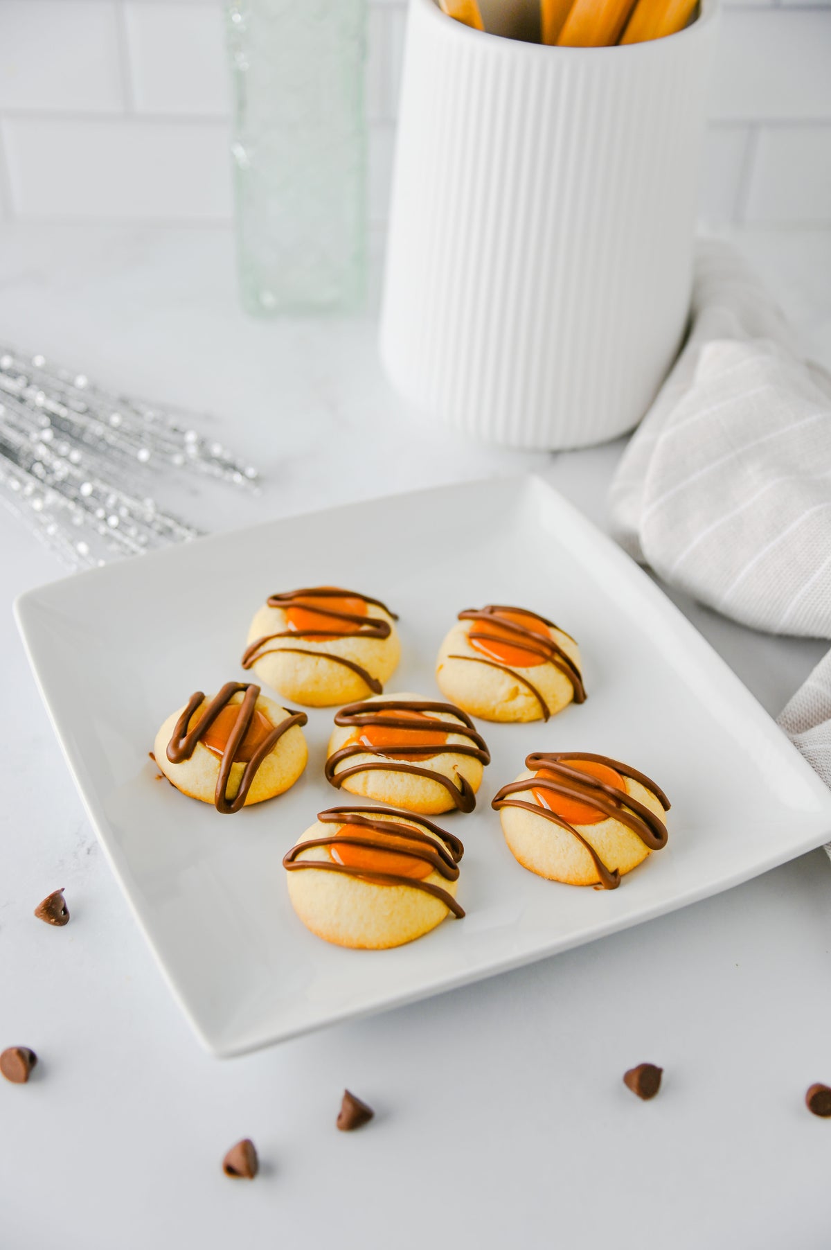 Twix Thumbprint Cookies Set #2