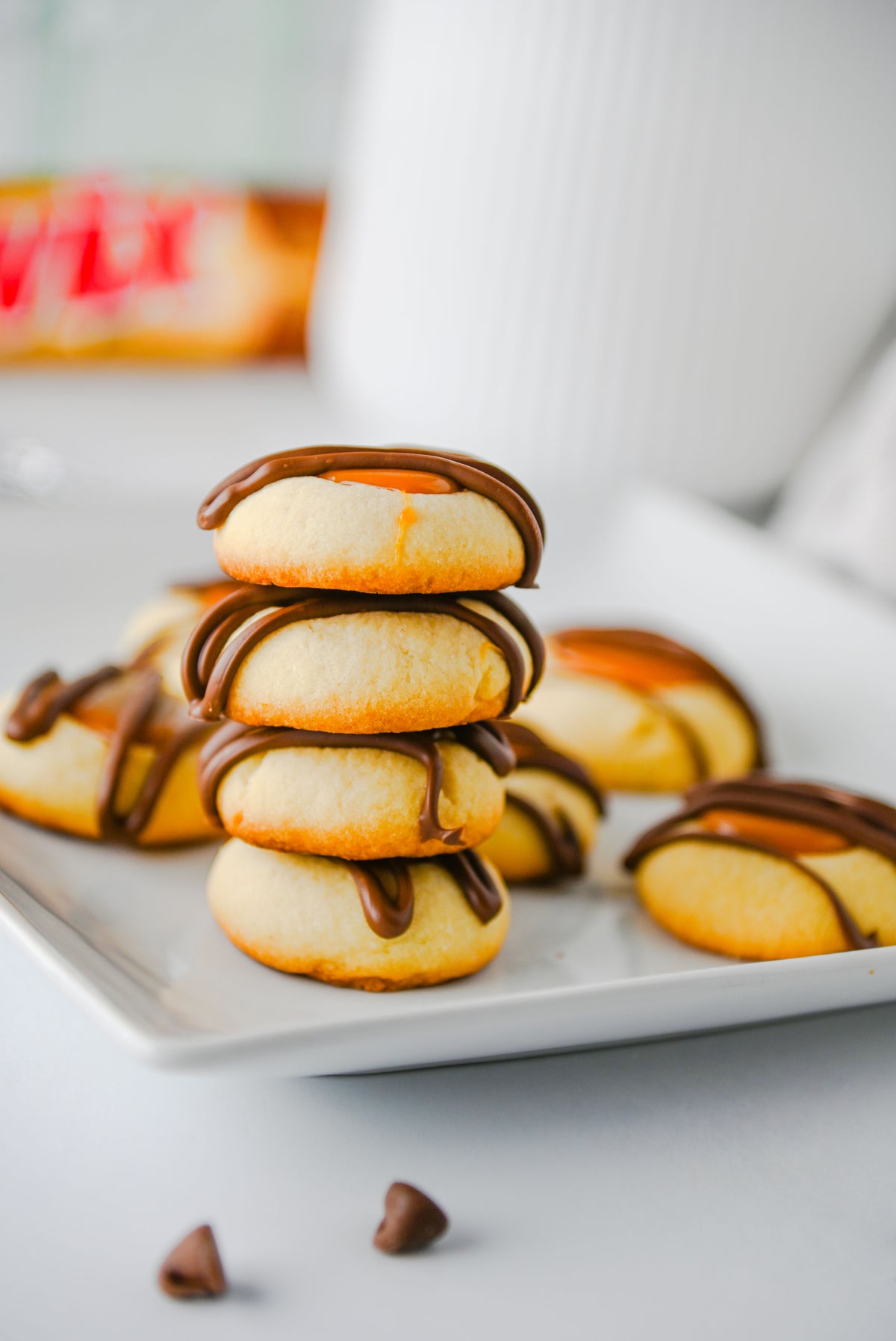 Twix Thumbprint Cookies Set #2