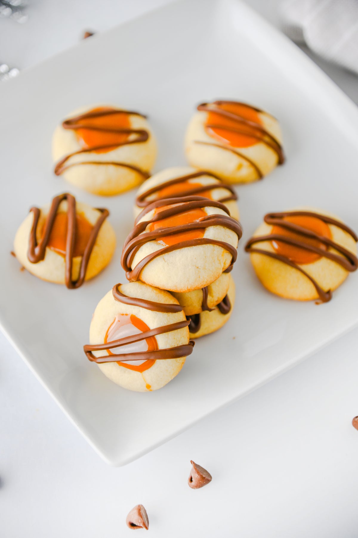 Twix Thumbprint Cookies Set #2