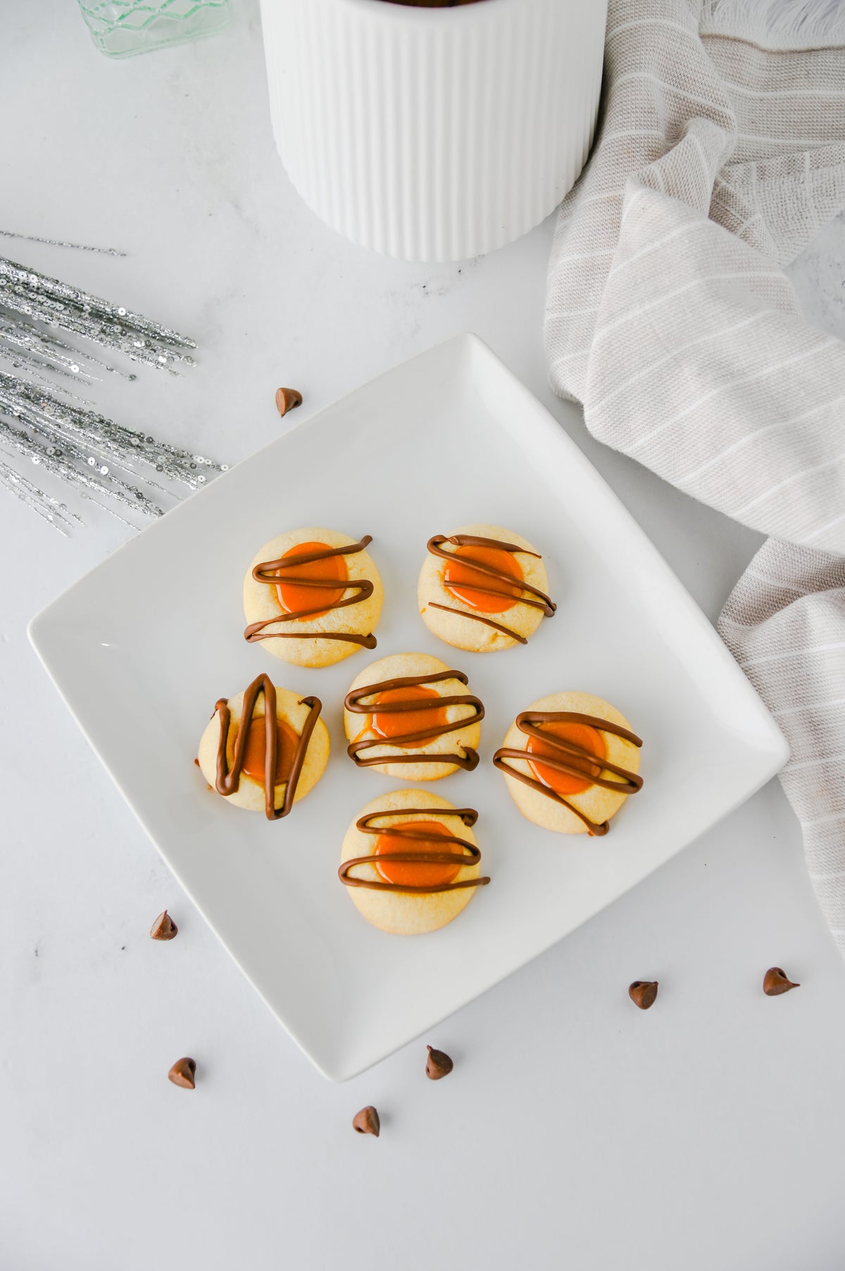Twix Thumbprint Cookies Set #2
