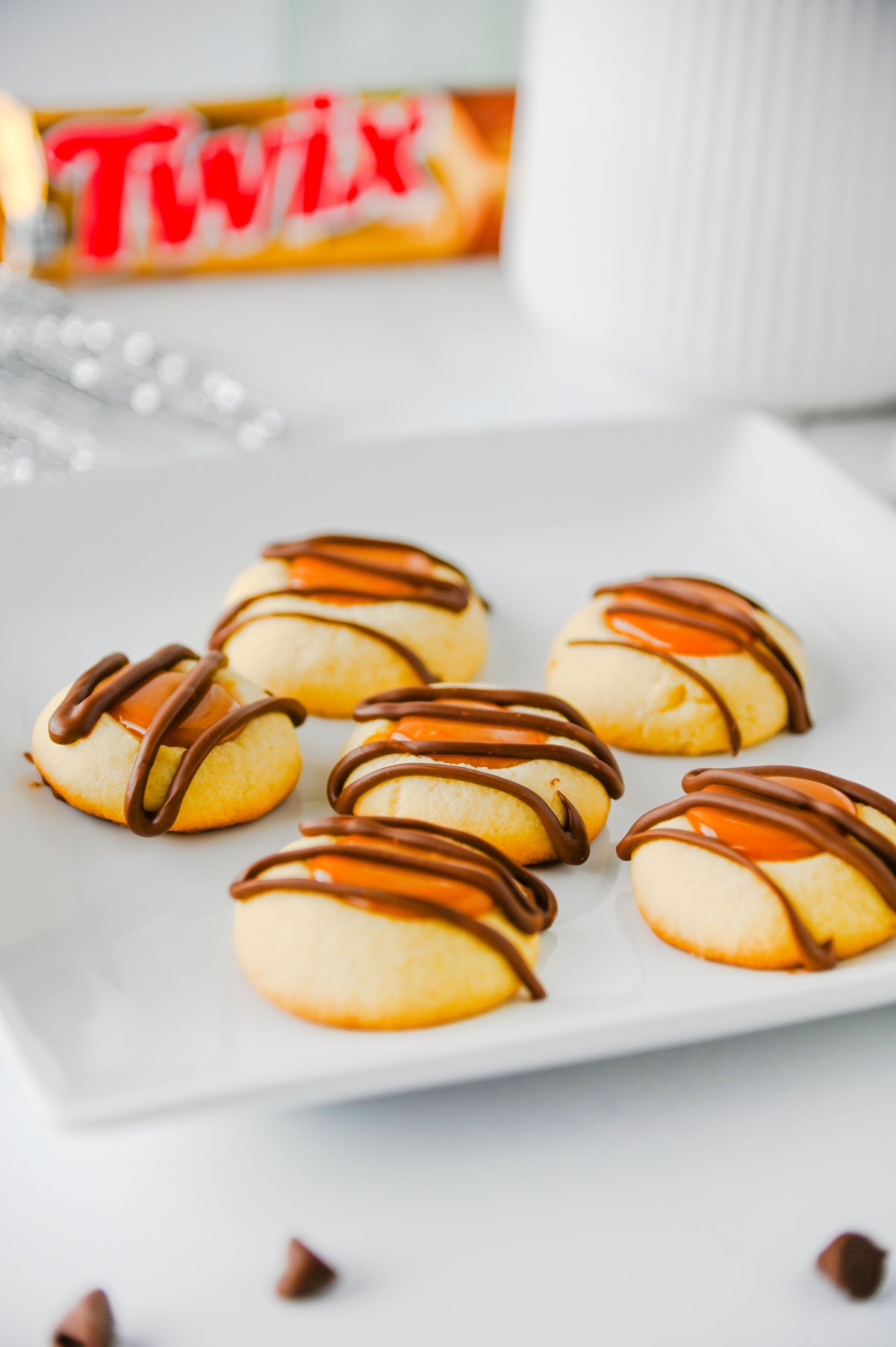 Twix Thumbprint Cookies Set #2