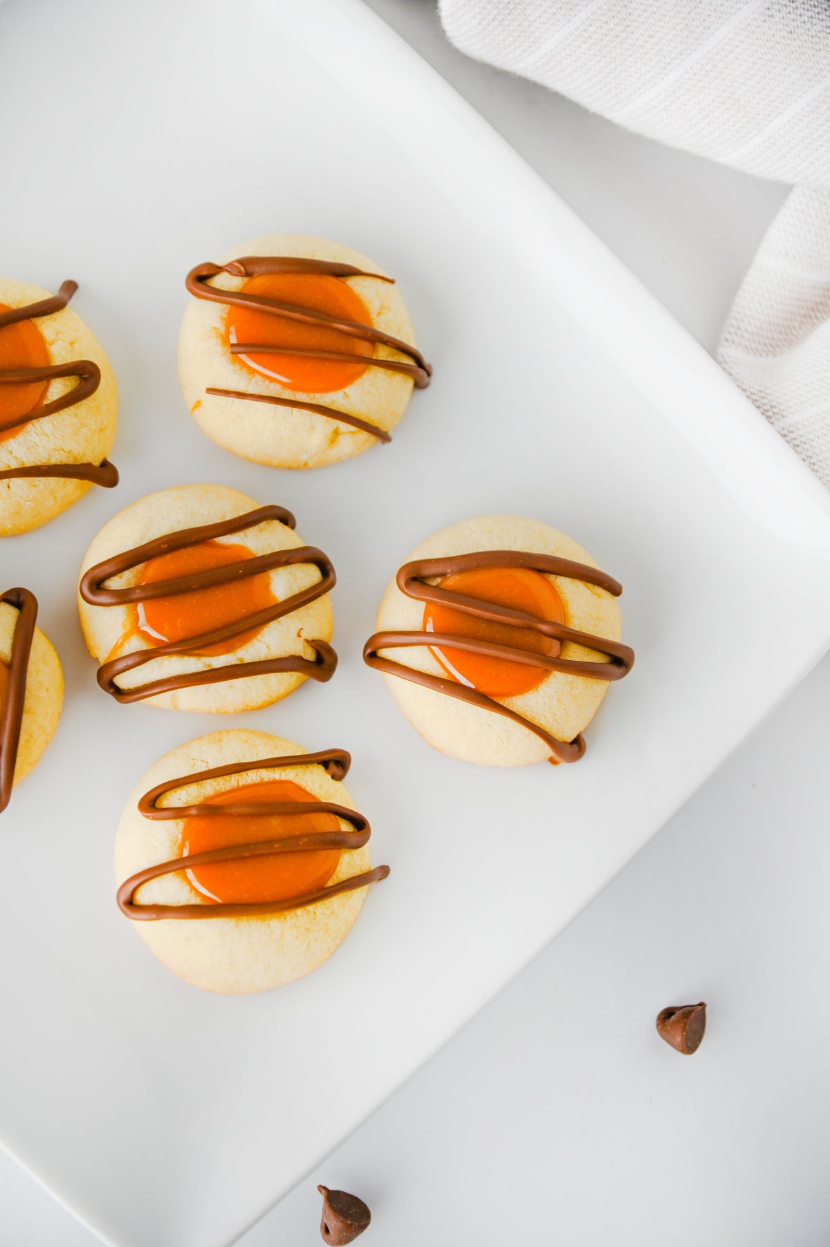 Twix Thumbprint Cookies Set #2