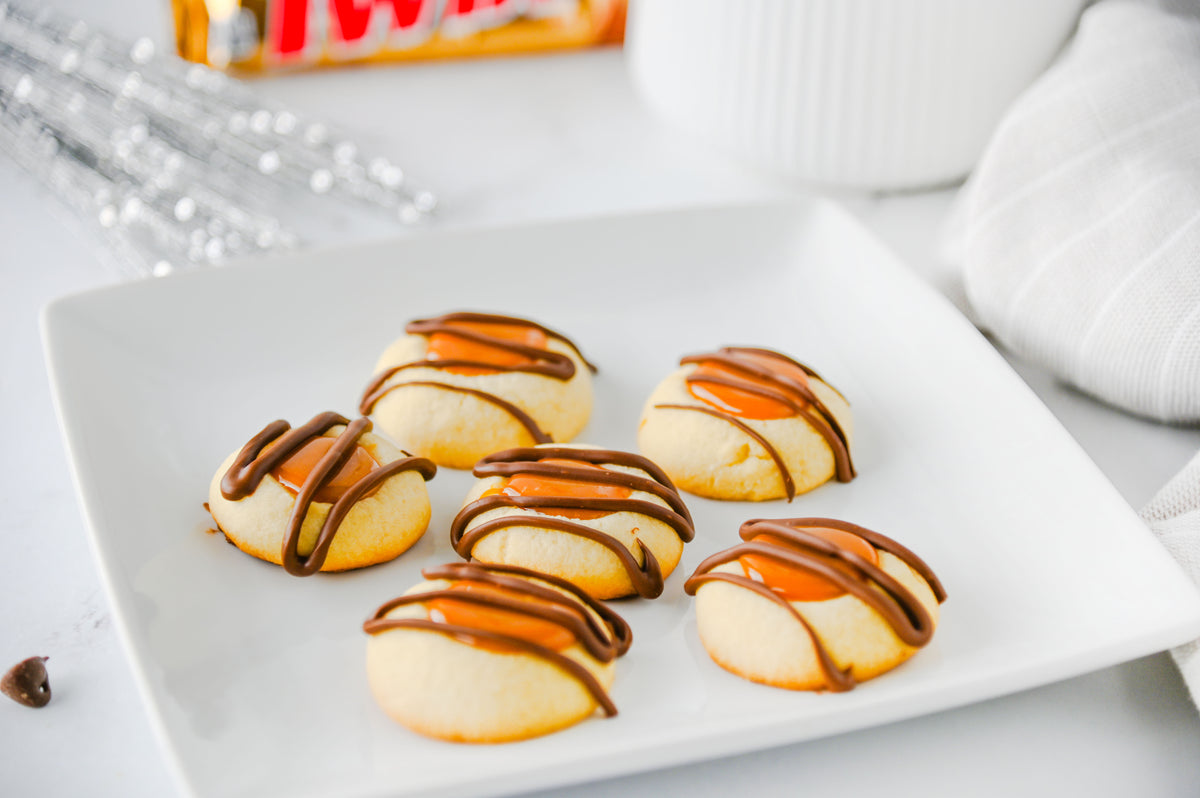 Twix Thumbprint Cookies Set #2
