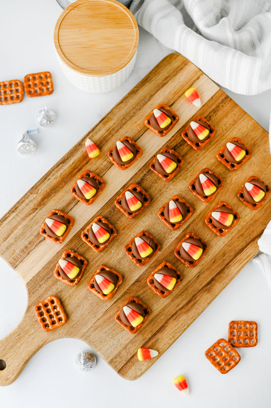 Candy Corn Pretzel Bites Set #3