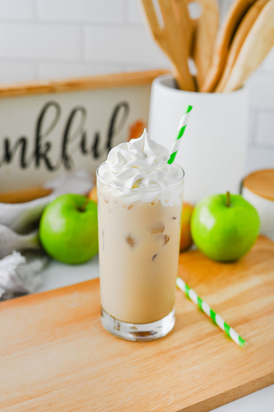 Iced Caramel Apple Cream Latte Set #3