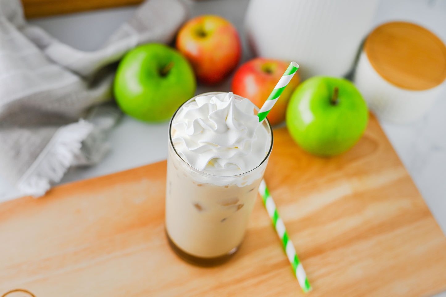 Iced Caramel Apple Cream Latte Set #3