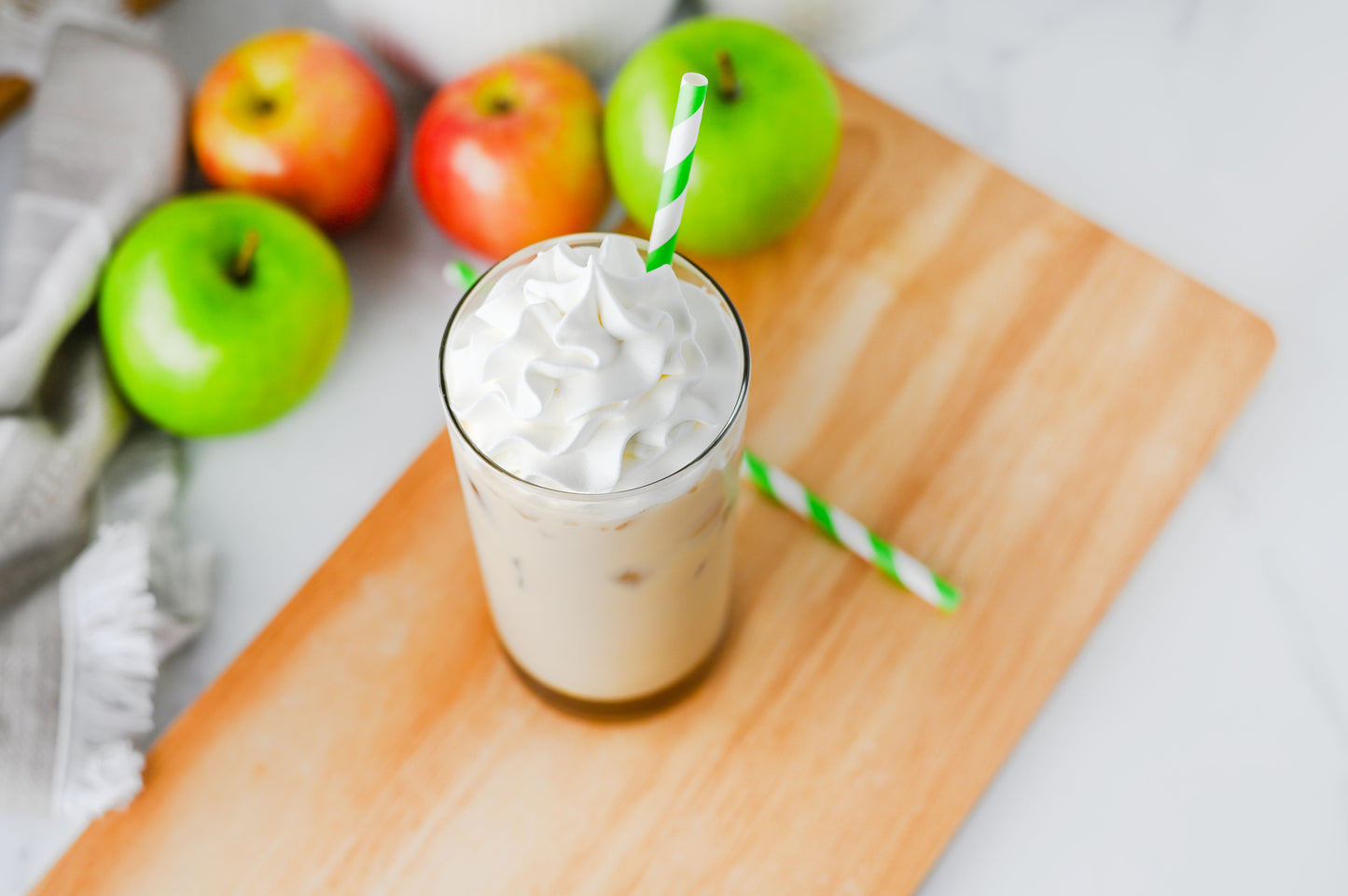 Iced Caramel Apple Cream Latte Set #3