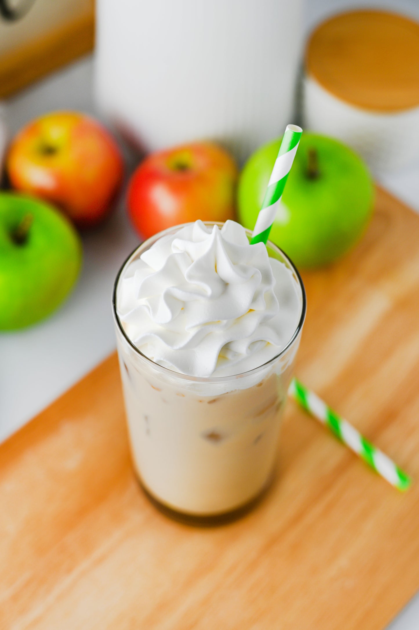 Iced Caramel Apple Cream Latte Set #3