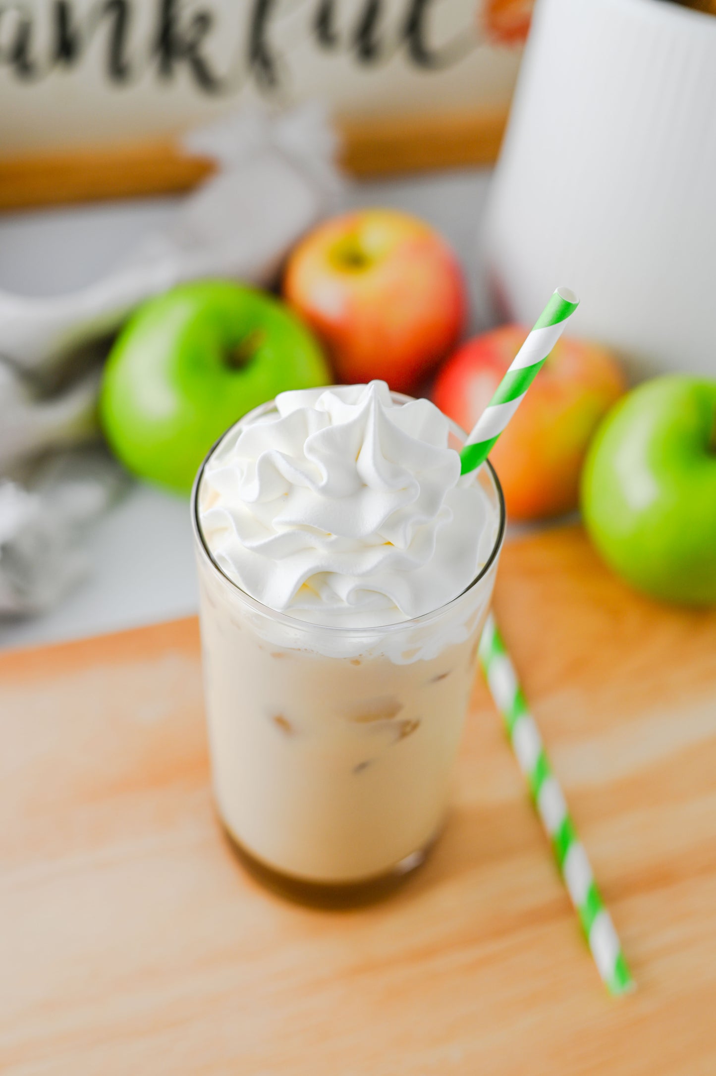 Iced Caramel Apple Cream Latte Set #3