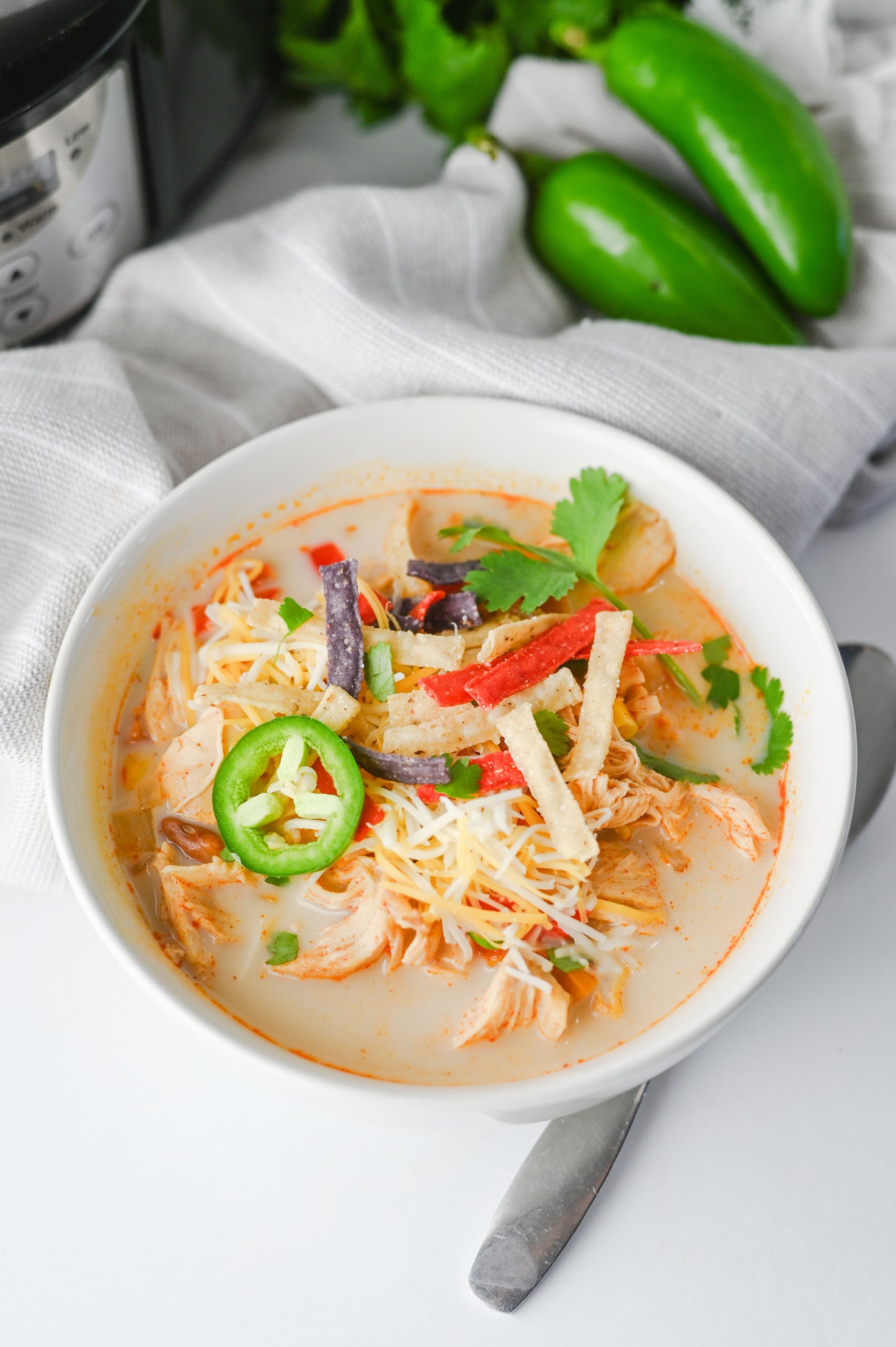 Slow Cooker Chicken Tortilla Soup Set #3