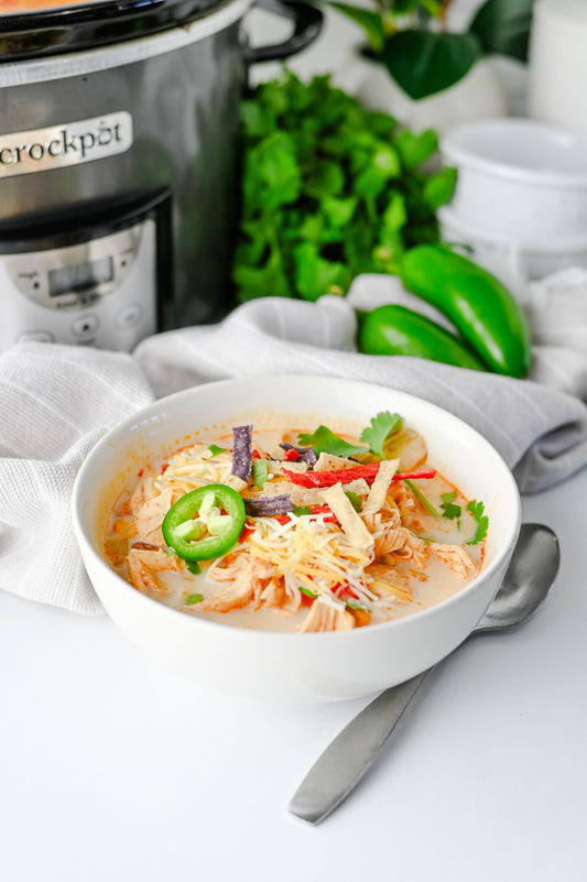 Slow Cooker Chicken Tortilla Soup Set #3