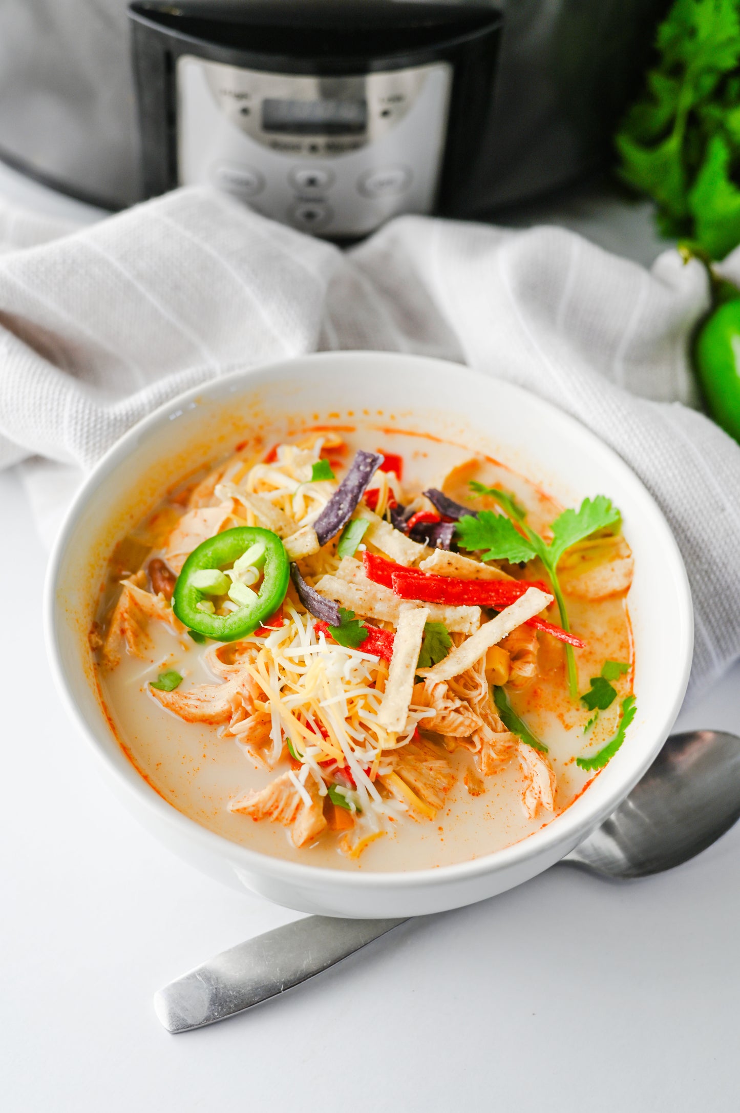 Slow Cooker Chicken Tortilla Soup Set #3
