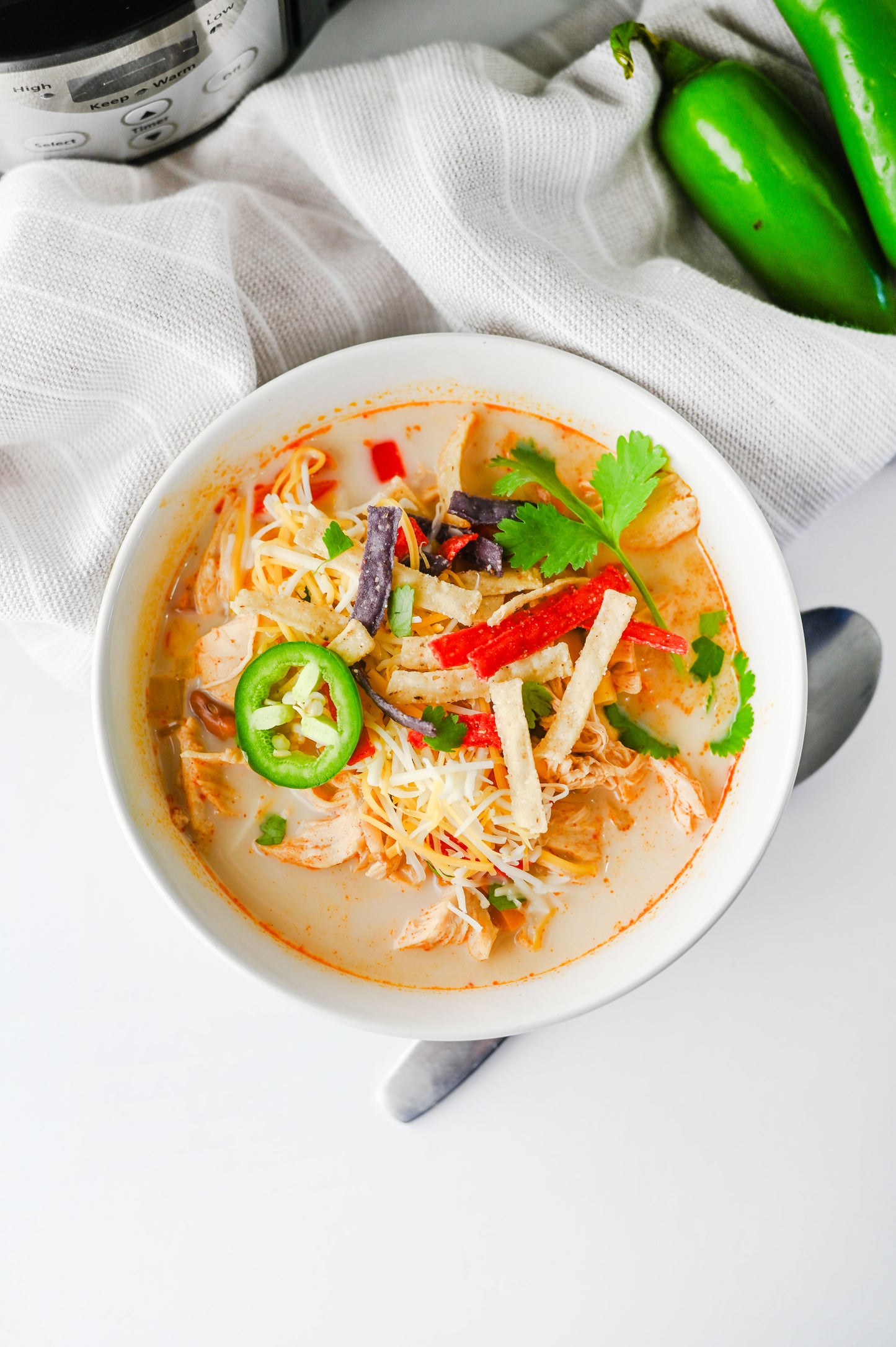 Slow Cooker Chicken Tortilla Soup Set #3