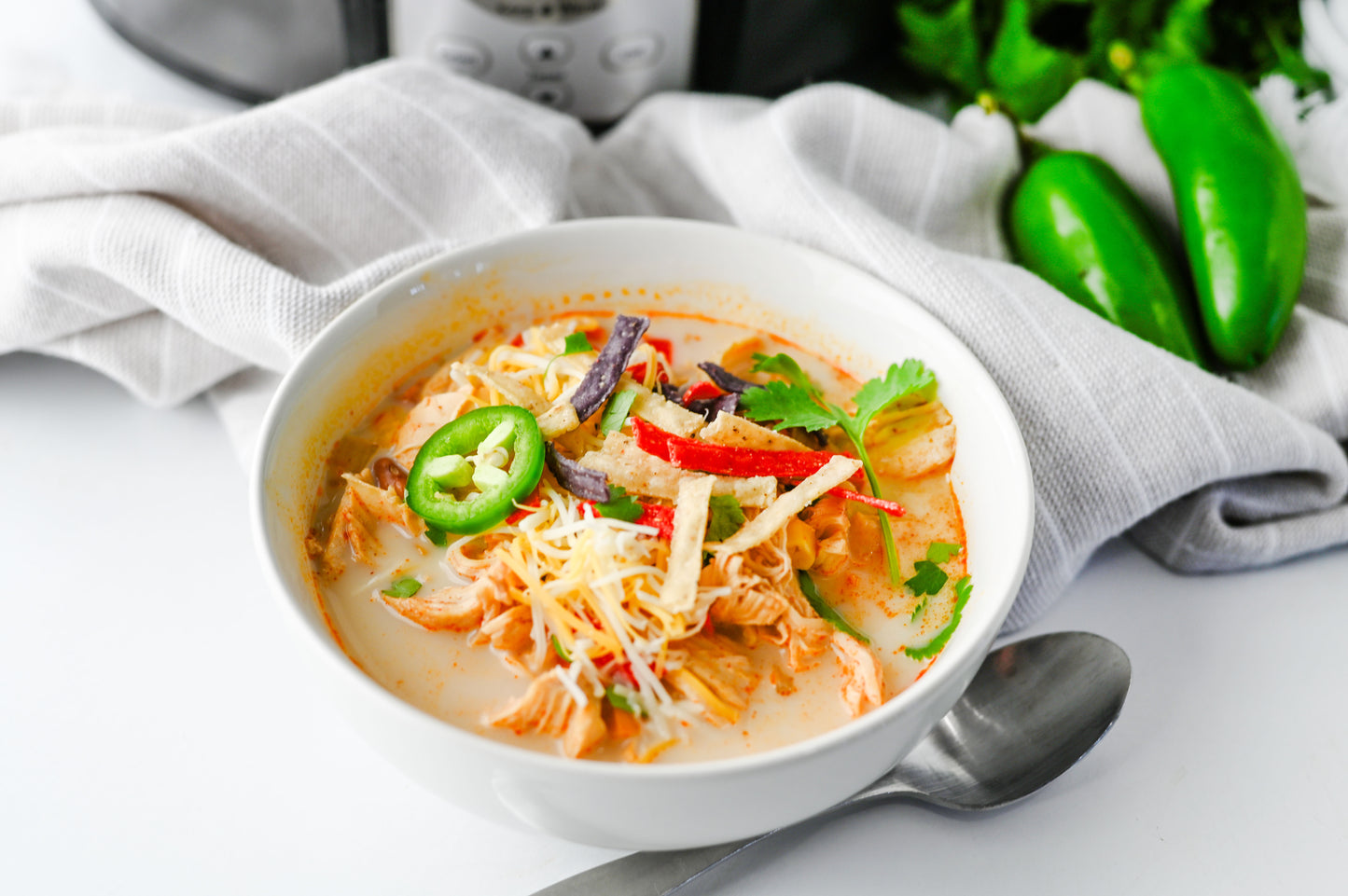 Slow Cooker Chicken Tortilla Soup Set #3