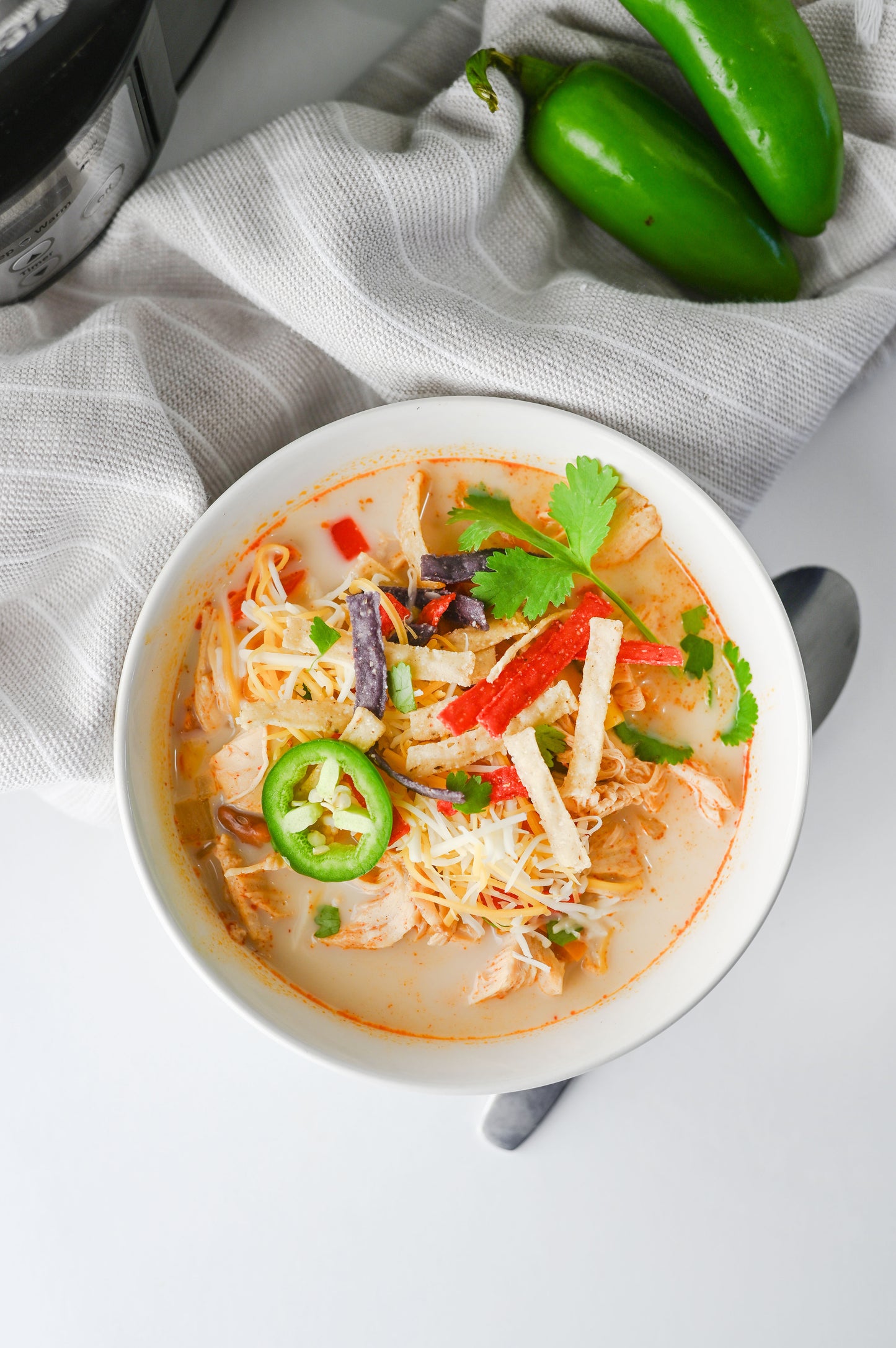 Slow Cooker Chicken Tortilla Soup Set #3