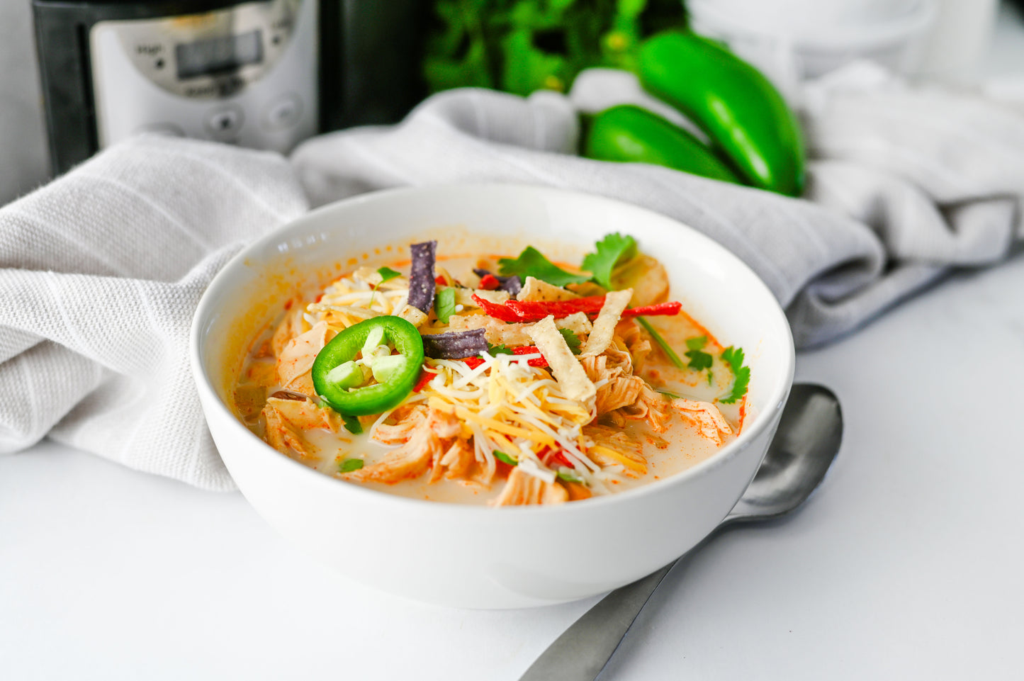 Slow Cooker Chicken Tortilla Soup Set #3
