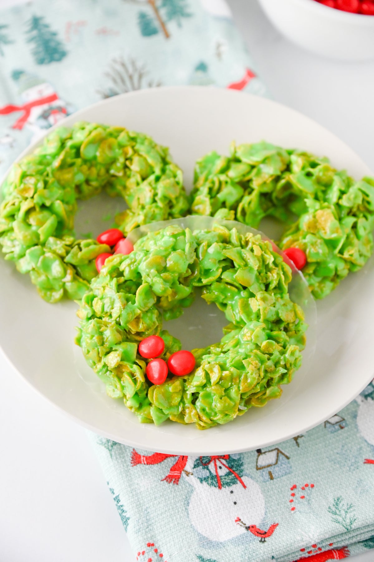 Cornflake Christmas Wreaths Set #3