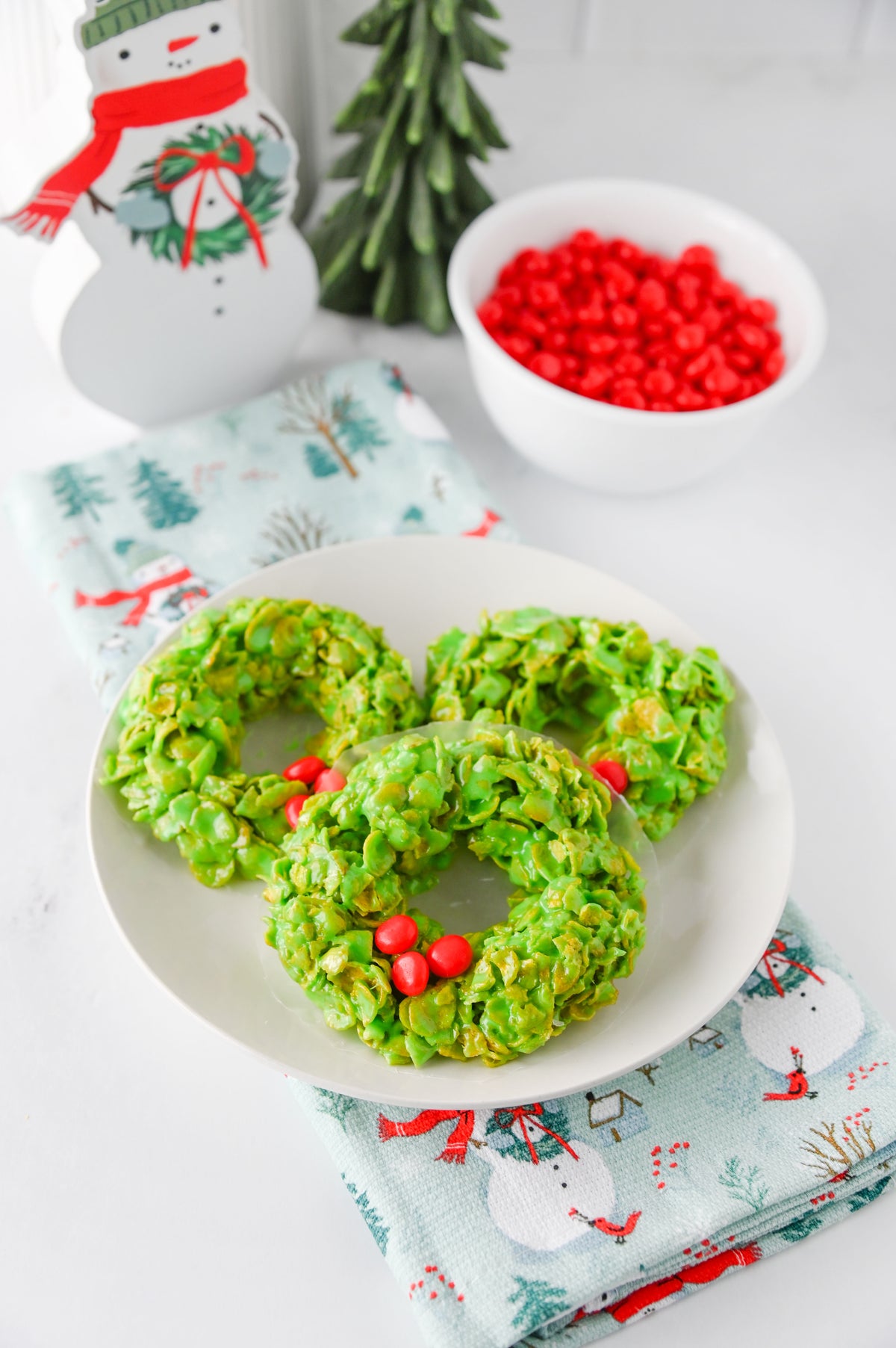 Cornflake Christmas Wreaths Set #3