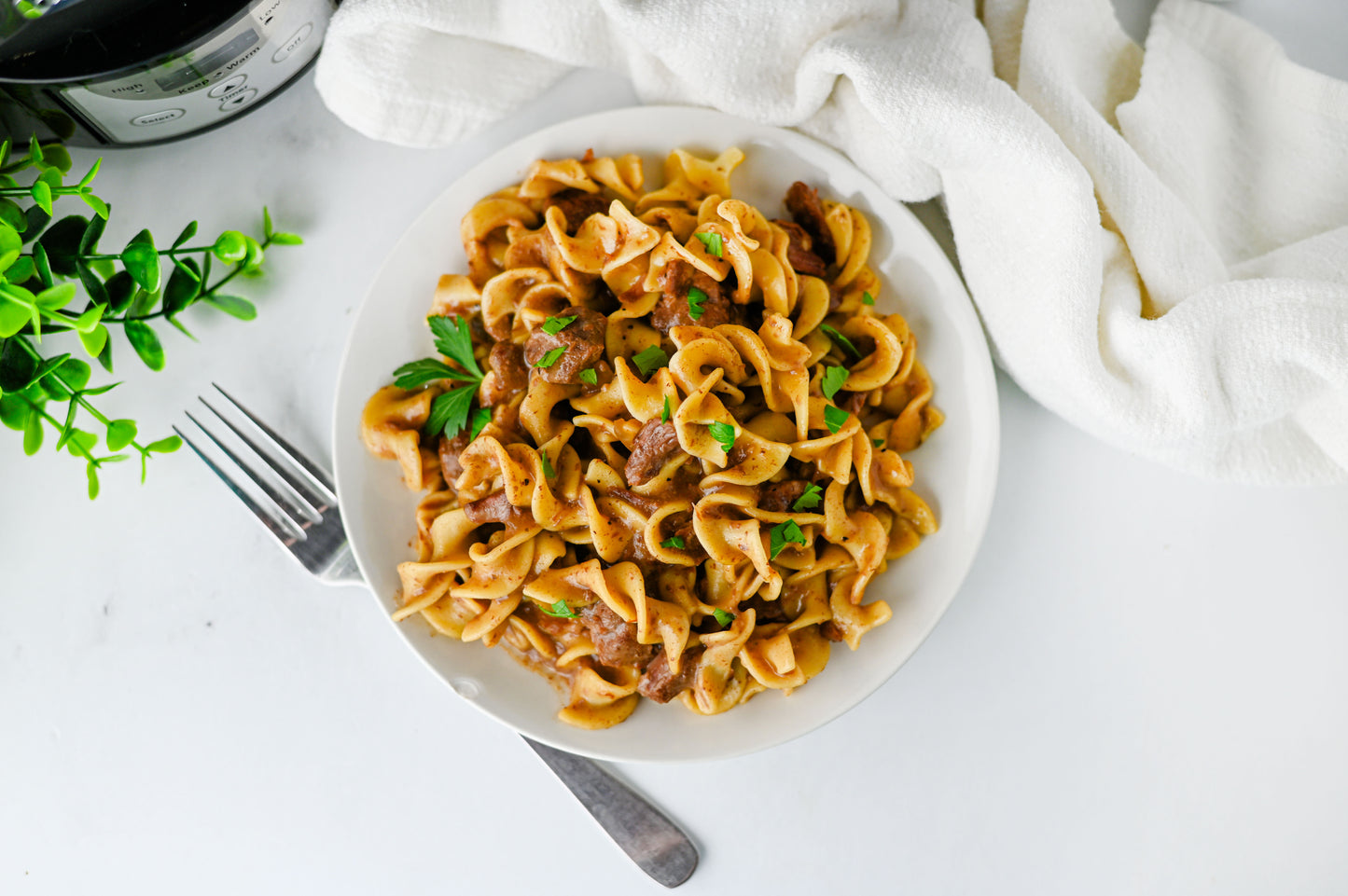 Crock Pot Beef and Noodles Set #3